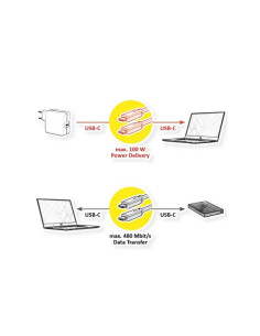 VALUE 11.99.8310 cavo USB USB 2.0 3 m USB C Nero 2