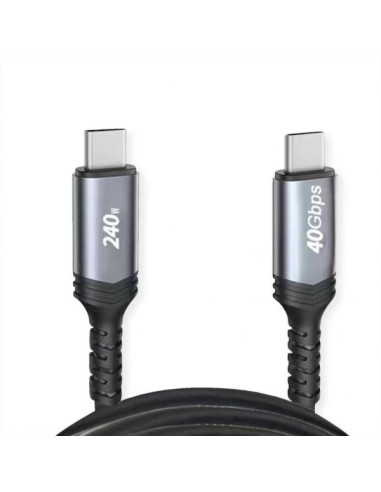 VALUE 11.99.9086 cavo USB USB4 Gen 3x2 1 m USB C Nero