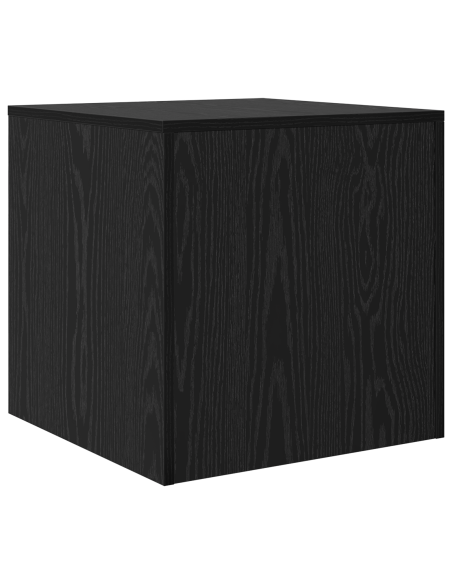 Tavolino da salotto 3 pcs Rovere Nero Legno multistrato