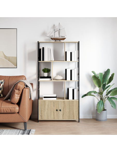 Libreria Rovere Sonoma 80 x 30 x 155.5 cm Legno multistrato