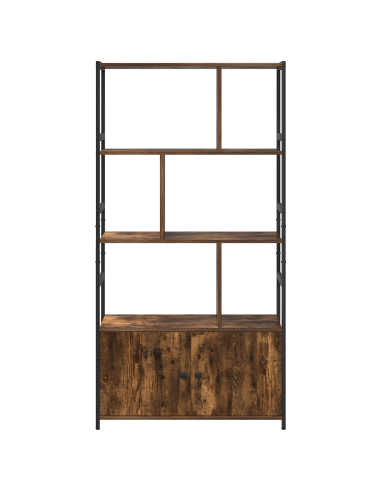 Libreria Rovere fumé 80 x 30 x 155,5 cm Legno multistrato