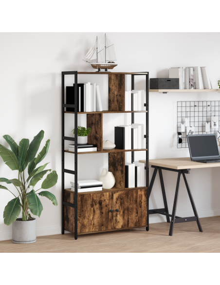 Libreria Rovere affumicato 80 x 30 x 155.5 cm Legno multistrato
