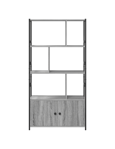 Libreria Grigio sonoma 80 x 30 x 155.5 cm Legno multistrato