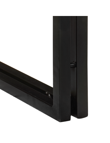 Tavolo Nesting 3 pcs Legno massello di acacia e metallo