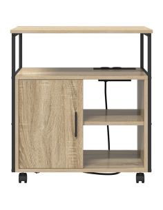 Cabina con Stazione di Ricarica Rovere Sonoma 61 x 46 x 67 cm