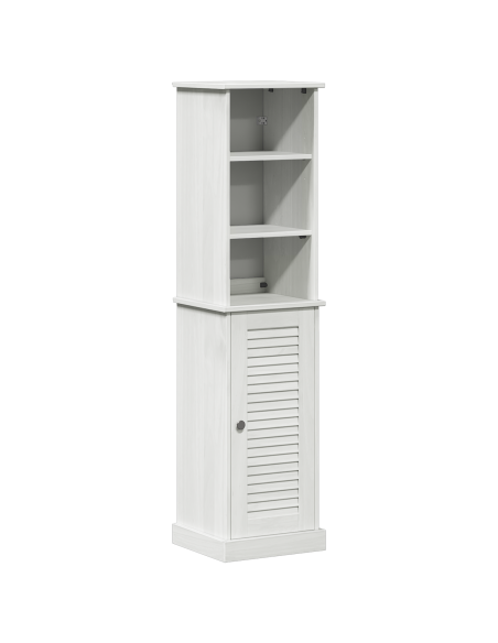 Set di mobili per il bagno 2 pcs Marrone e bianco