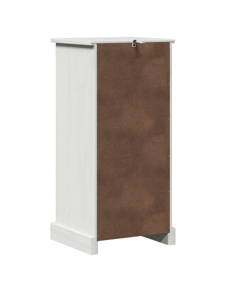 Mobile da Bagno bianco anticato 37 x 34 x 80 cm MDF