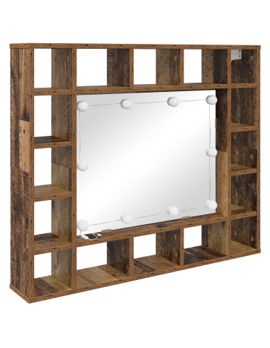 Mobiletto per specchio Legno vecchio 91 x 15 x 76,5 cm