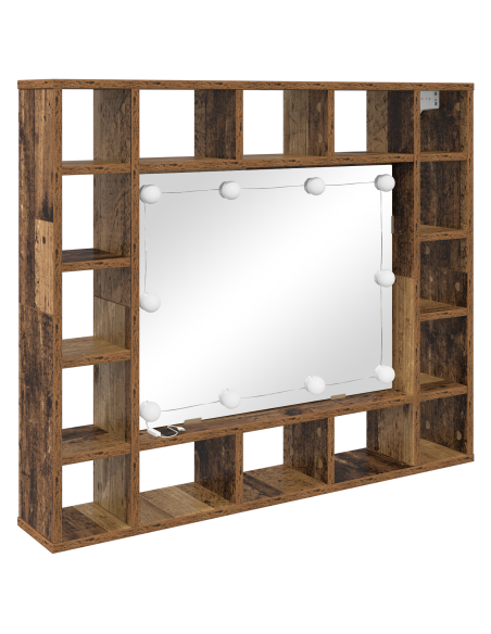 Mobiletto per specchio Legno vecchio 91 x 15 x 76,5 cm