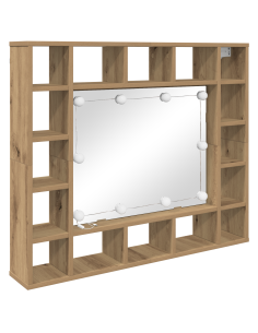 Mobiletto per specchio Rovere artigianale 91 x 15 x 76,5 cm