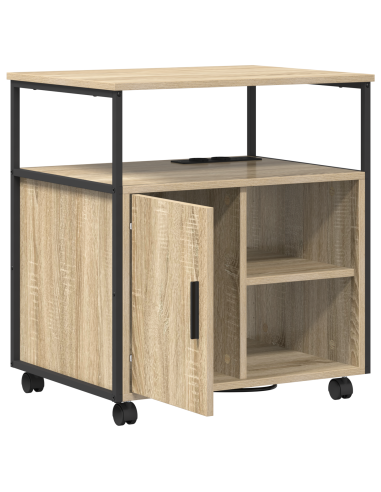 Cabina con Stazione di Ricarica Rovere Sonoma 61 x 46 x 67 cm