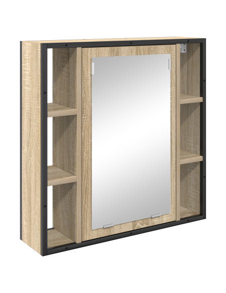 Set di mobili per il bagno 3 pcs Marrone Legno multistrato