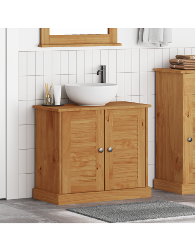 Armadio sottolavello con porta VIGO Marrone e Marrone Miele