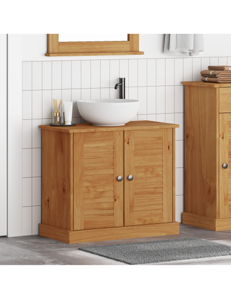 Armadio sottolavello con porta VIGO Marrone e Marrone Miele