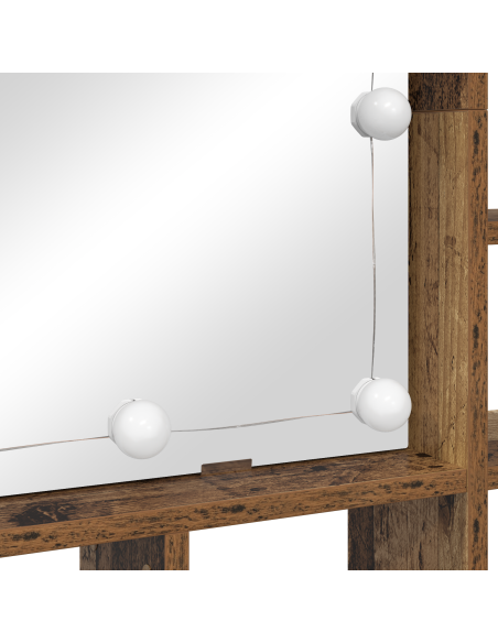Mobiletto per specchio Legno antico 91 x 15 x 76.5 cm