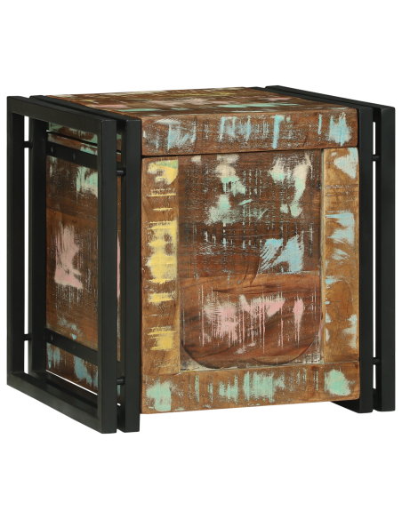 Scatola di Stoccaggio 40 x 40 x 40 cm Legno di Acacia Massello