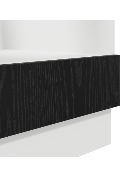 Armadio per forno Rovere nero 60 x 46 x 81.5 cm