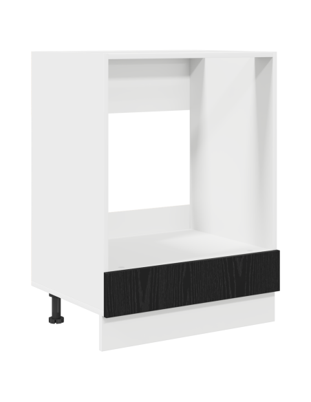 Armadio per forno Rovere nero 60 x 46 x 81.5 cm