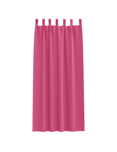 Tende Blackout con Anelli 2 pcs Rosa Vivo 225 x 140 cm