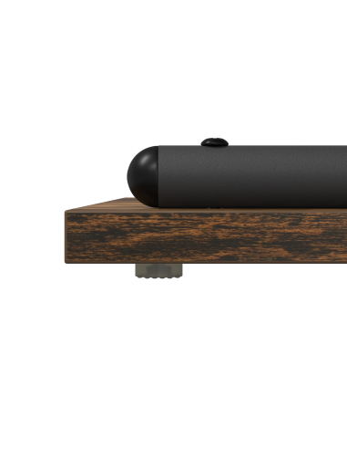 Tavolo consolle con lo scaffale Rovere fumé 101 x 35 x 80,5 cm