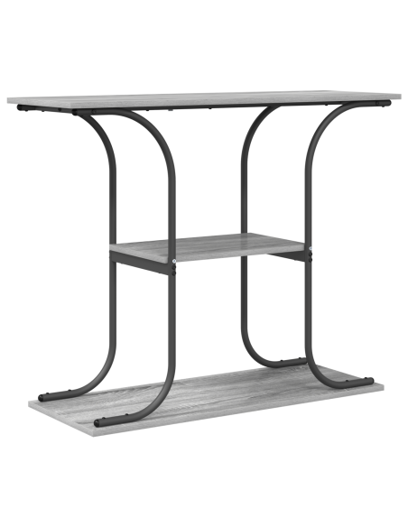 Tavolo consolle Grigio sonoma 101 x 35 x 80.5 cm