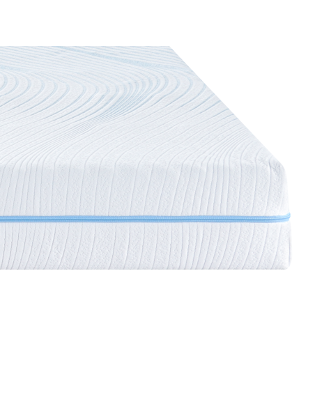 Materasso Bianco 160 x 200 cm Tessuto Jacquard
