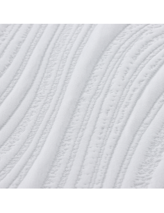 Materasso Bianco e Grigio 120 x 200 cm Tessuto Jacquard 2
