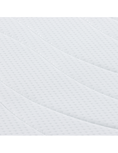 Materasso Bianco 70 x 200 cm Tessuto Jacquard