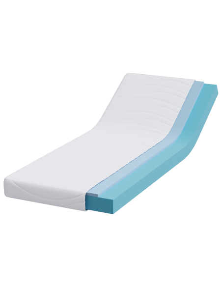 Materassi Bianco 70 x 200 cm Tessuto in Poliestere al 100%