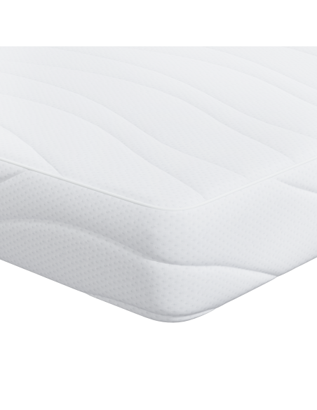 Materasso Bianco 80 x 200 cm Tessuto Jacquard