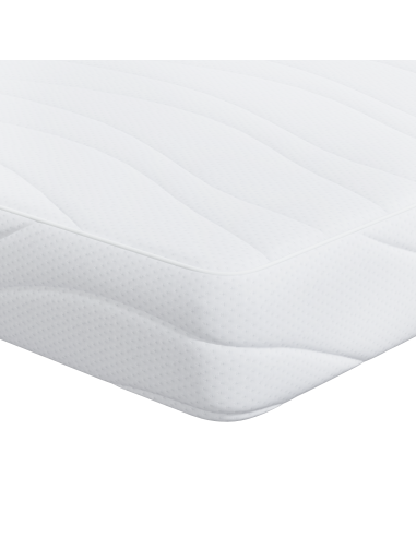 Materasso Bianco 90 x 190 cm Tessuto Jacquard