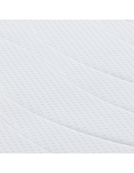 Materasso Bianco 120 x 200 cm Tessuto Jacquard