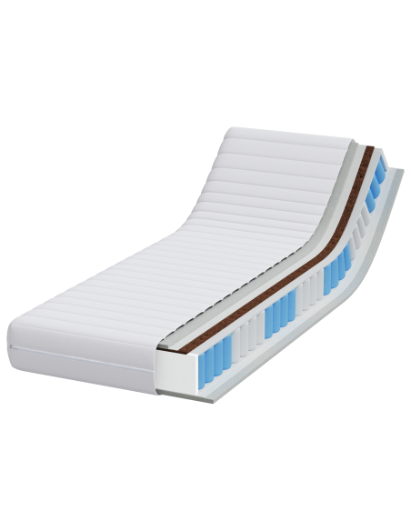 Materassi Bianco 70 x 200 cm Tessuto in Poliestere al 100%