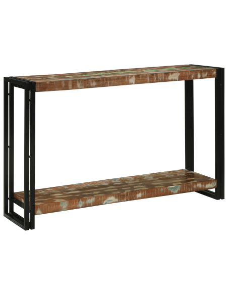 Tavolo consolle 120 x 33 x 75 cm legno massello di riciclo