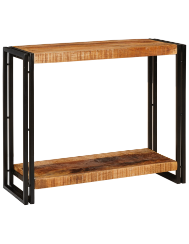 Tavolo consolle Marrone 90 x 33 x 75 cm Legno di mango massello