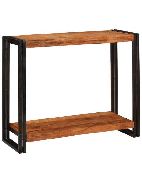 Tavolo consolle 90 x 33 x 75 cm legno massello di acacia