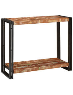Tavolo consolle 90 x 33 x 75 cm Legno Recuperato Massello