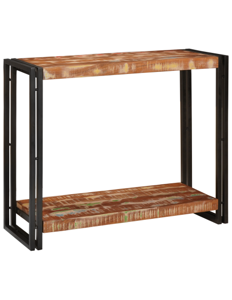 Tavolo consolle 90 x 33 x 75 cm legno massello di riciclo