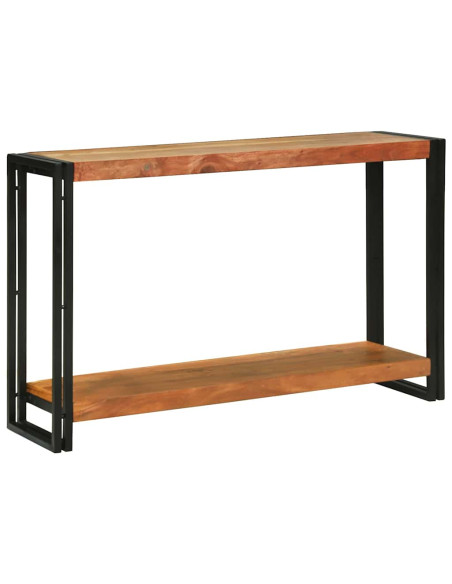 Tavolo consolle 120 x 33 x 75 cm legno massello di acacia