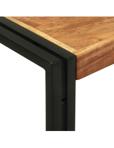 Tavolo consolle 120 x 33 x 75 cm Legno di Acacia Massello 2