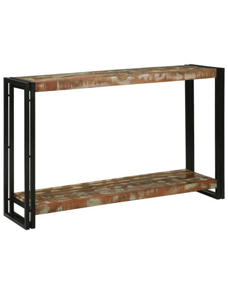 Tavolo consolle 120 x 33 x 75 cm legno massello di riciclo