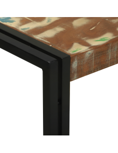 Tavolo consolle 120 x 33 x 75 cm Legno Recuperato Massello 2