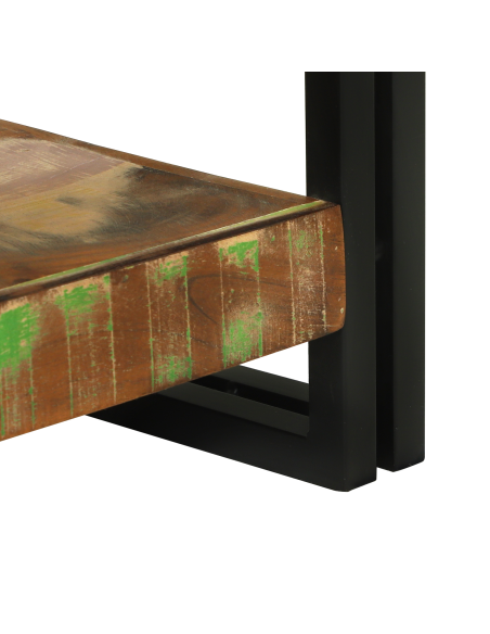 Tavolo consolle 120 x 33 x 75 cm legno massello di riciclo