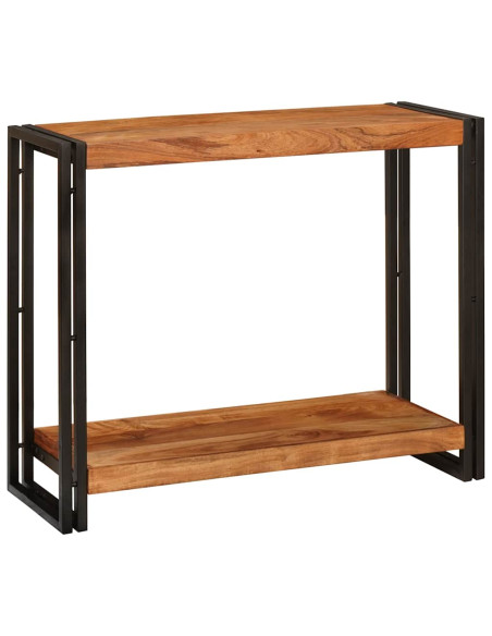 Tavolo consolle 90 x 33 x 75 cm legno massello di acacia