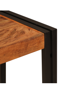 Tavolo consolle 90 x 33 x 75 cm Legno di Acacia Massello 2