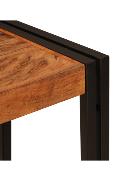 Tavolo consolle 90 x 33 x 75 cm legno massello di acacia