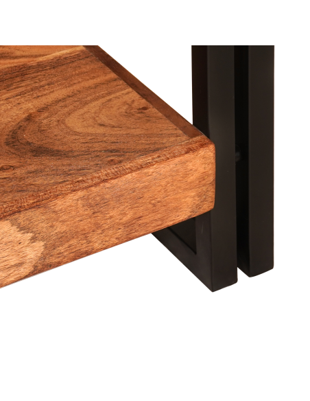 Tavolo consolle 90 x 33 x 75 cm legno massello di acacia