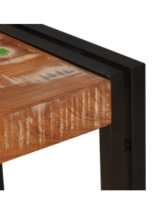 Tavolo consolle 90 x 33 x 75 cm Legno Recuperato Massello 2