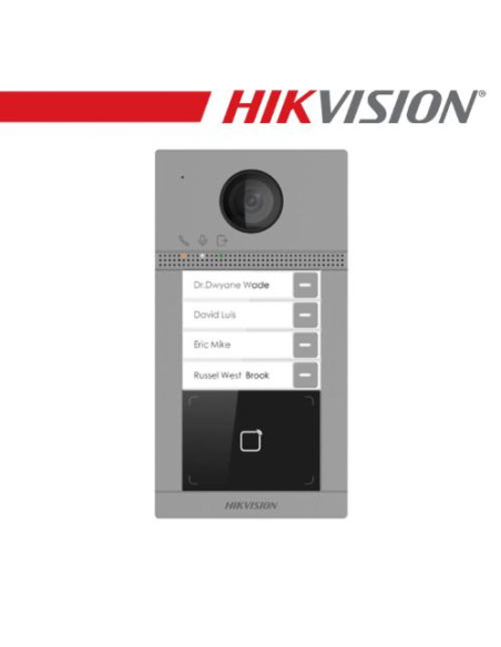 HIKVISION 4 BUTTONS METAL VILLA DOOR STATION - DS-KV8413-WME1(C)