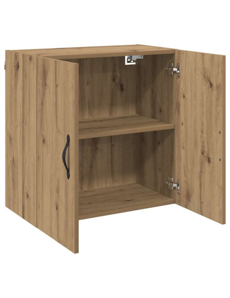 Armadietto a muro rovere artigianale 60 x 31 x 60 cm